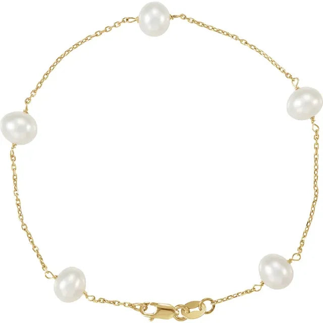 Pearl Station Bracelet