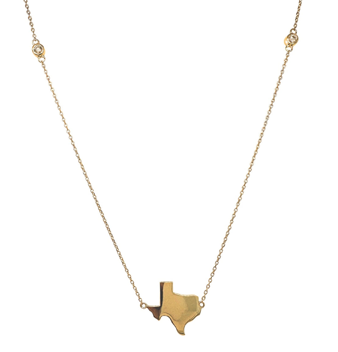 God Bless Texas Necklace