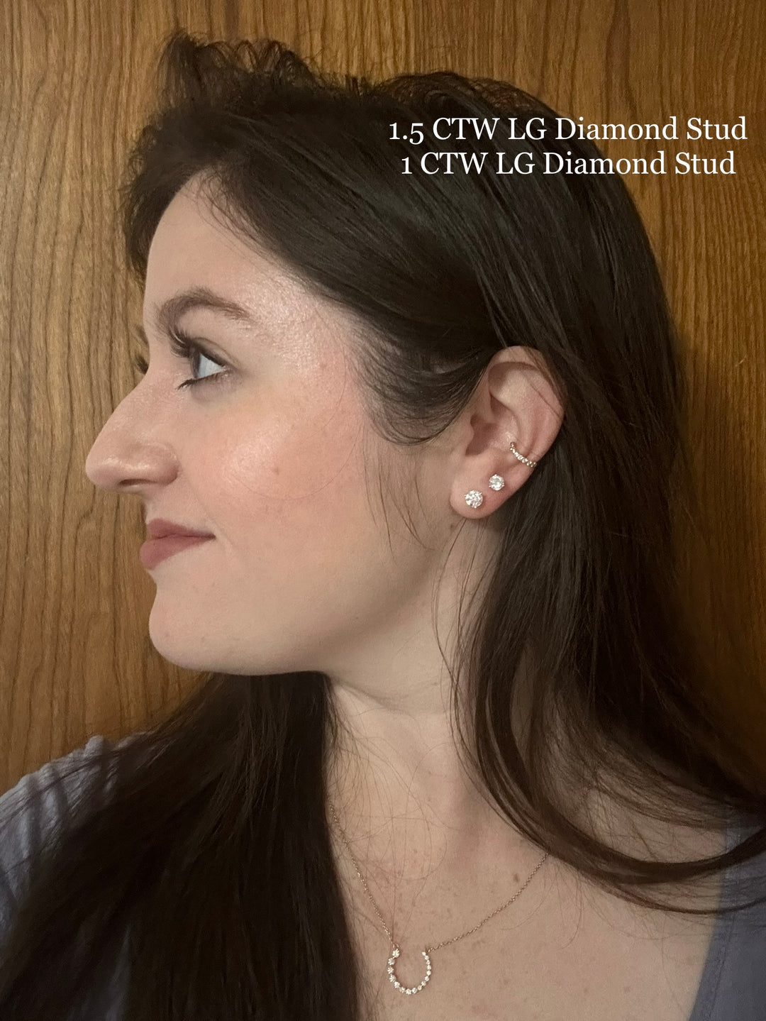 Lab Grown Diamond Stud Earrings