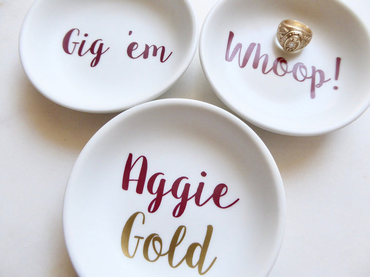 Aggie Ring Dish