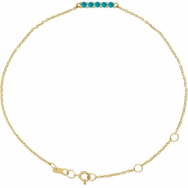 Bessie Turquoise Bar Bracelet