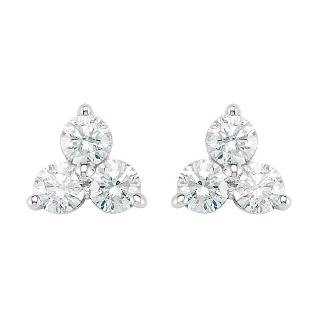 Diamond Trio Earrings