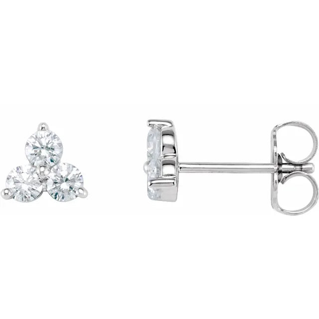 Diamond Trio Earrings