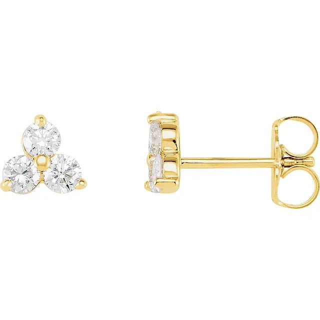 Diamond Trio Earrings