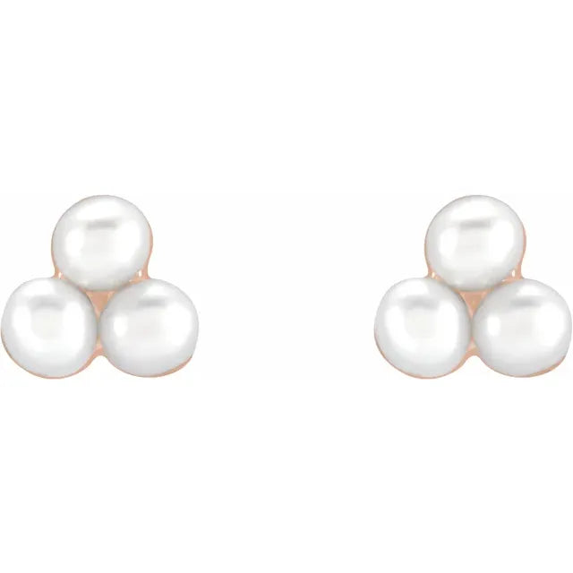 Pearl Trio Earrings