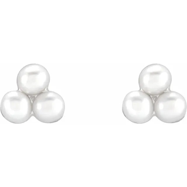 Pearl Trio Earrings