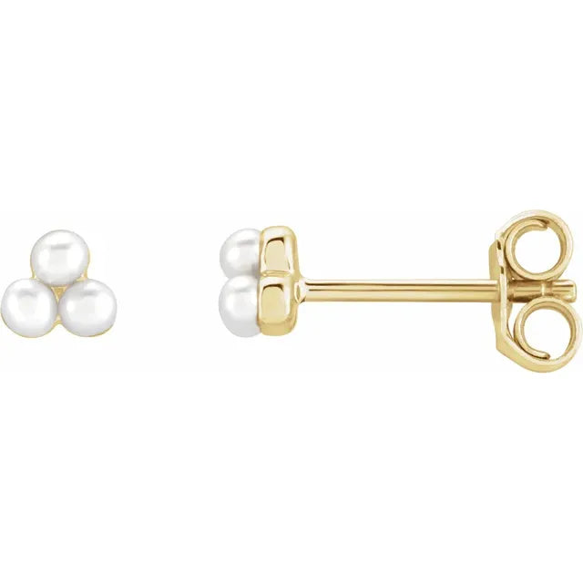 Pearl Trio Earrings