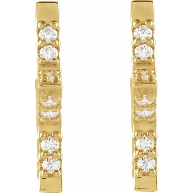 Texas Star Gold or Diamond Hoops