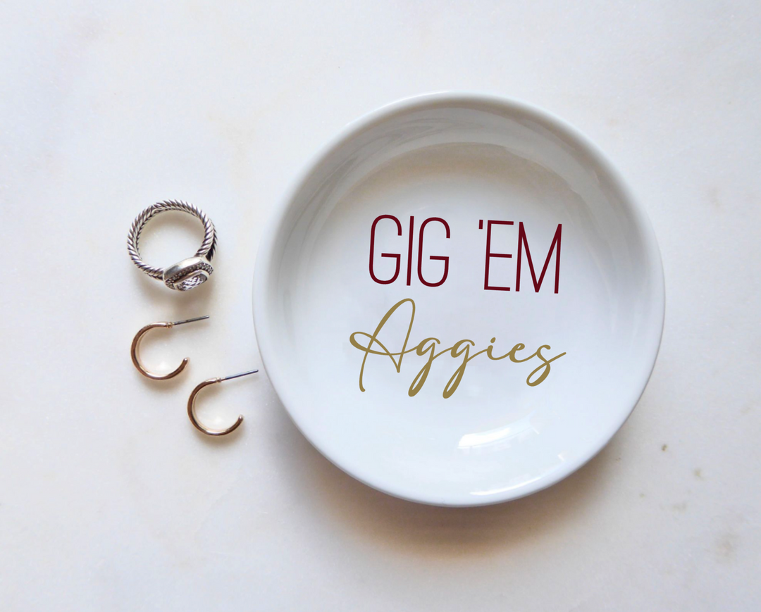 Aggie Ring Dish