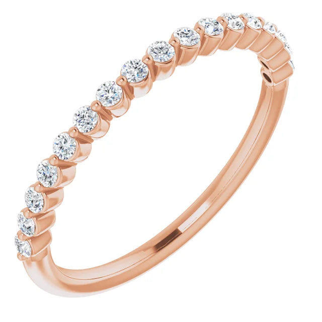 Shared Prong Diamond Ring