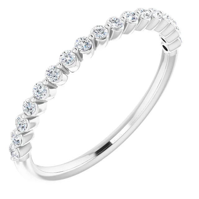 Shared Prong Diamond Ring