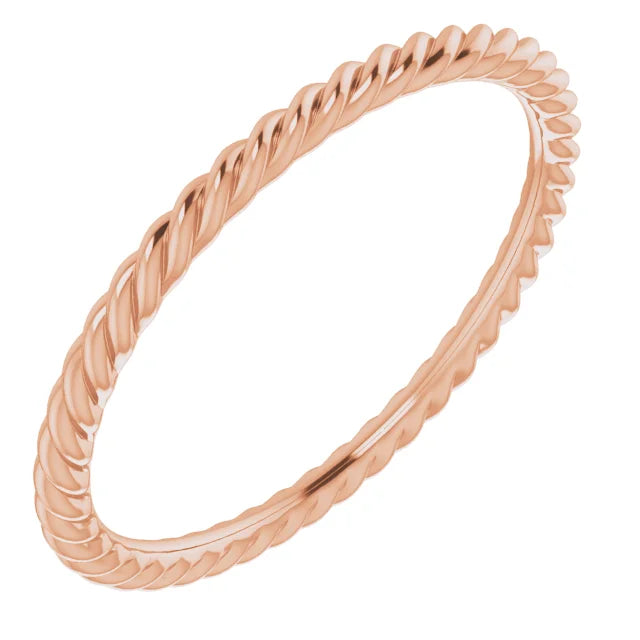 Rope Band - Rose Gold