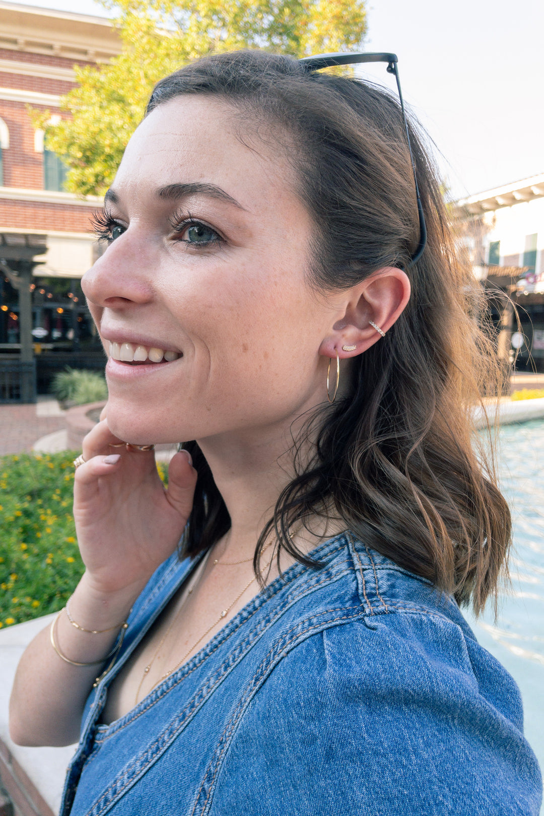 Diamond Cuff Earring